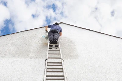 Peinture extérieure à Mannevillette — façades et ravalement